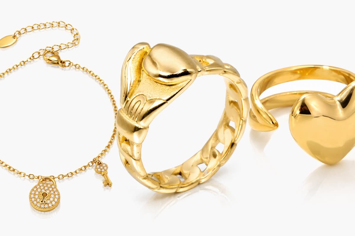 Cute Heart Open Cuff Ring