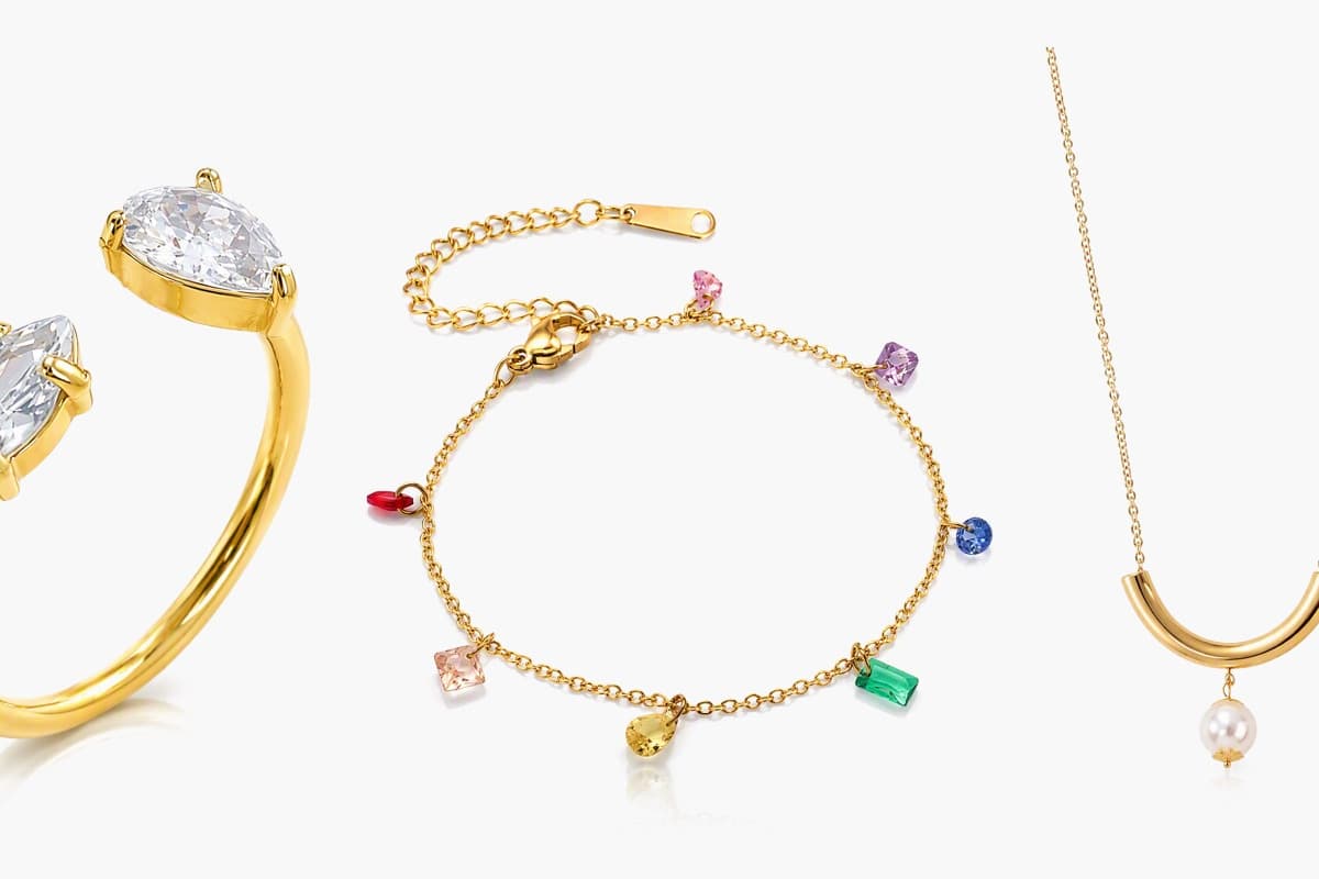 Dainty Multi-Shape Charm Bracelet