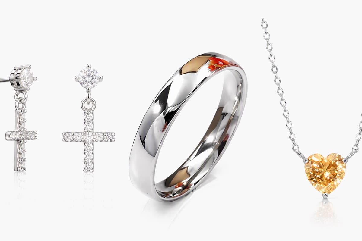 Dainty Cross Drop Earrings