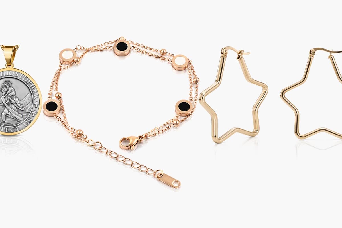 Trendy Star Hoop Earrings