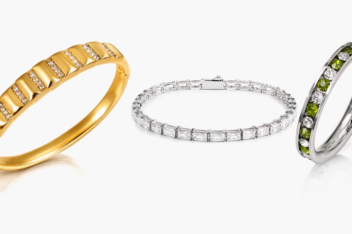 Segmented Band Bangle
