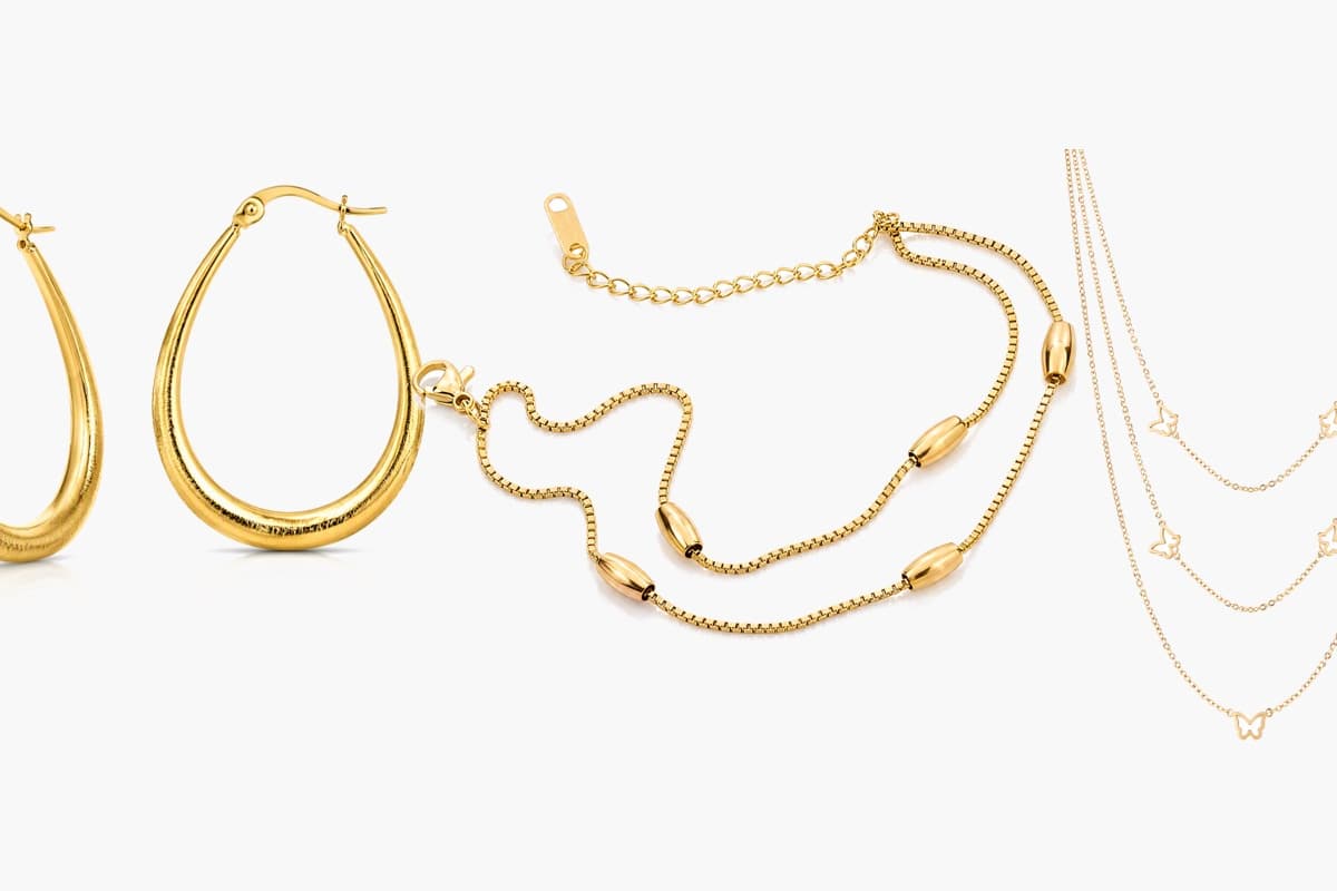 Textured Teardrop Hoop Earrings