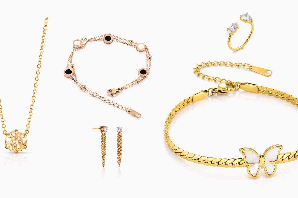 Dainty Chain Drop Earrings