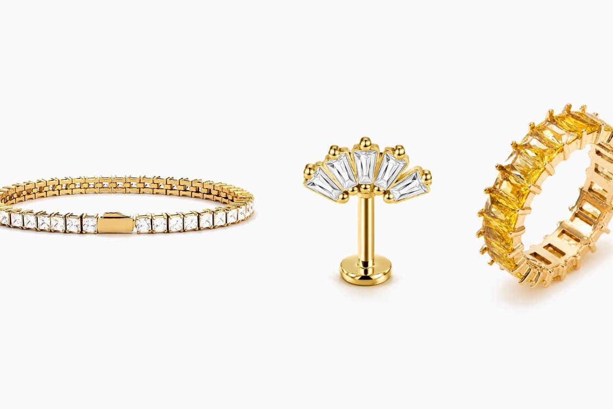 Elegant Fan Shape Cartilage Stud