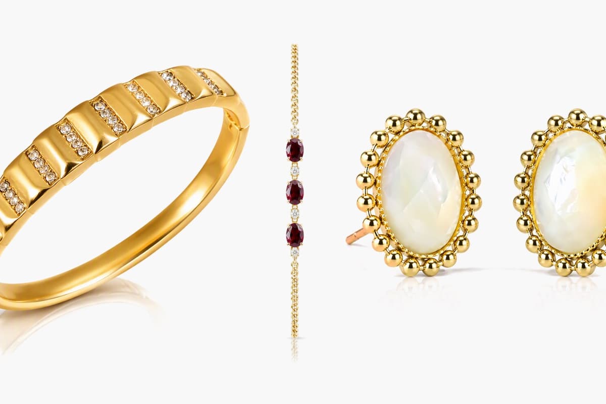 Vintage Oval Beaded Halo Stud Earrings