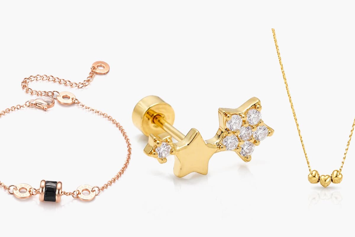 Cute Star Cluster Stud Earrings