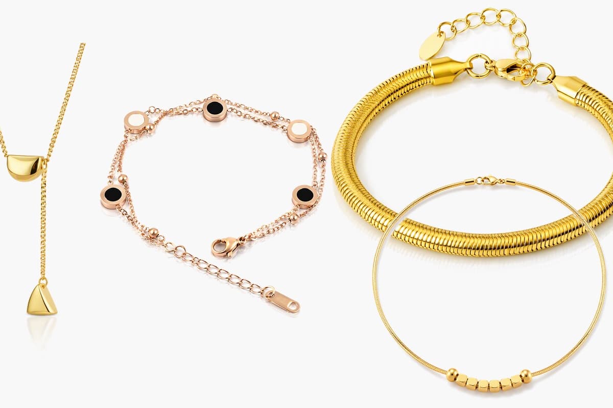 Dainty Beaded Snake Chain Necklace