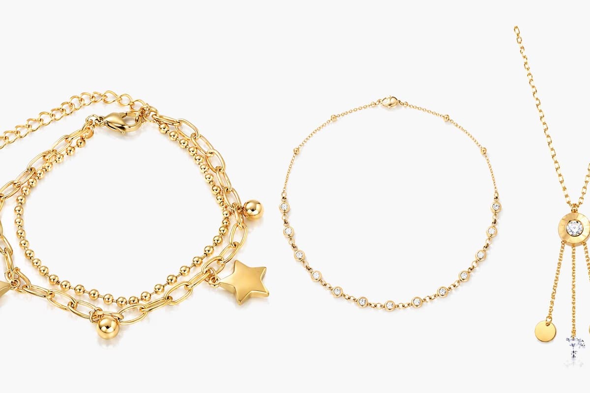 Cute Double Layer Star Charm Bracelet