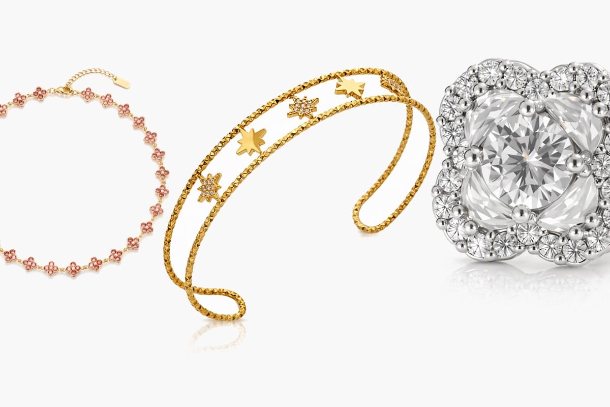 Dainty Flower Chain Necklace