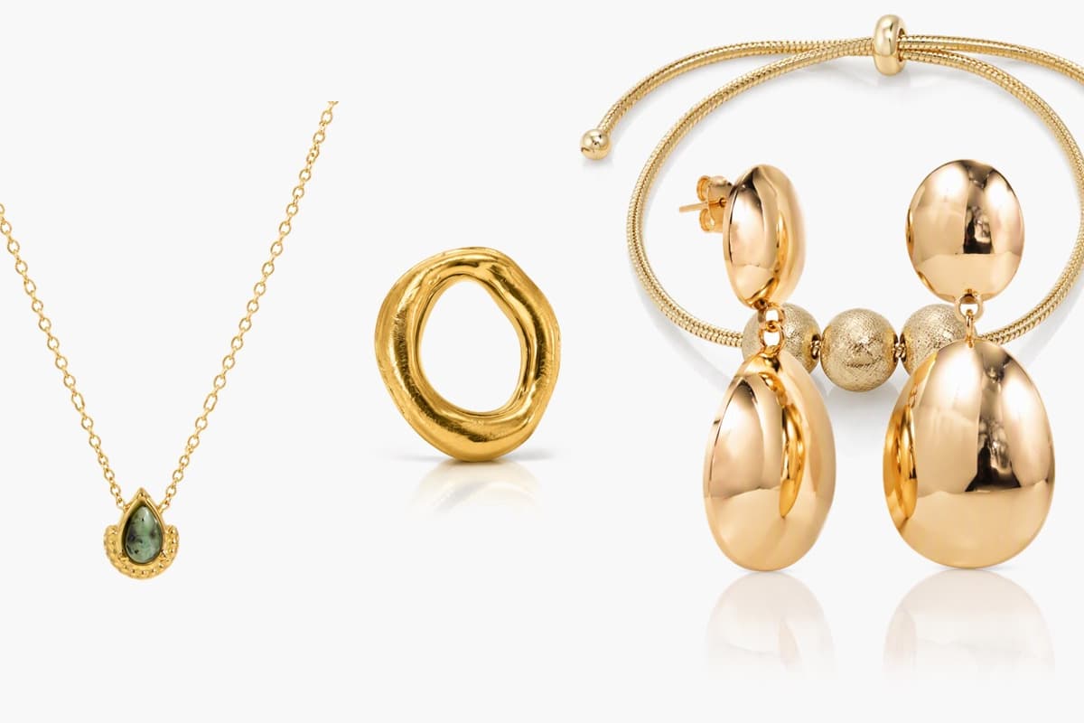 Chunky Organic Oval Hoop Earrings