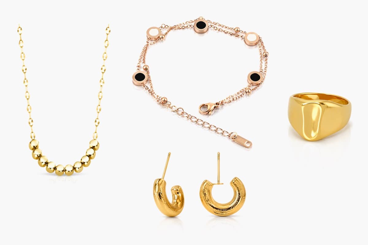 Textured Crescent Huggie Earrings