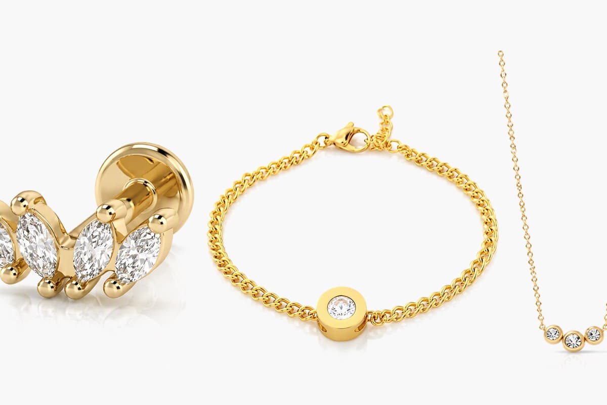 Dainty Leaf Branch Stud Earrings