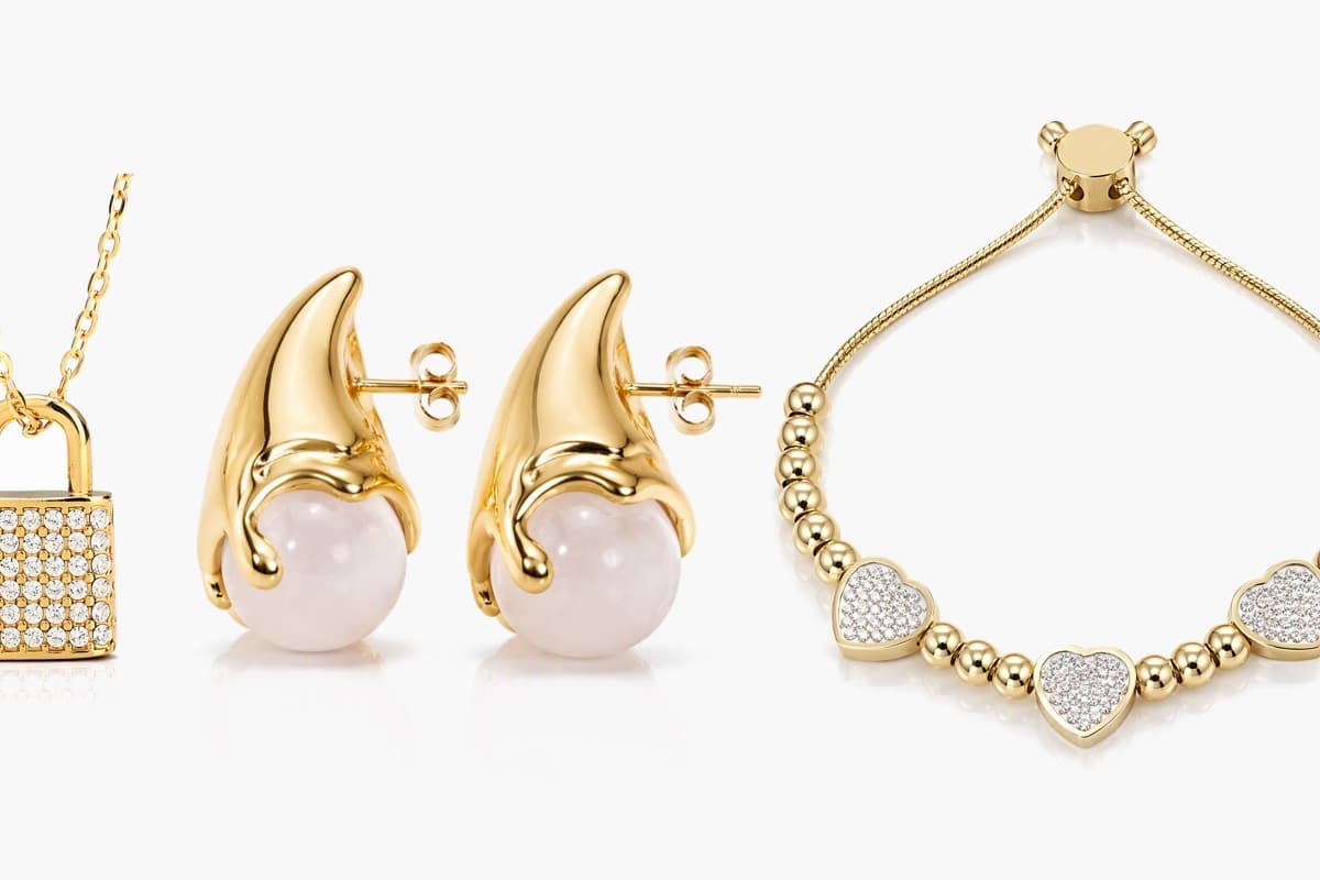 Trendy Drip Bead Stud Earrings