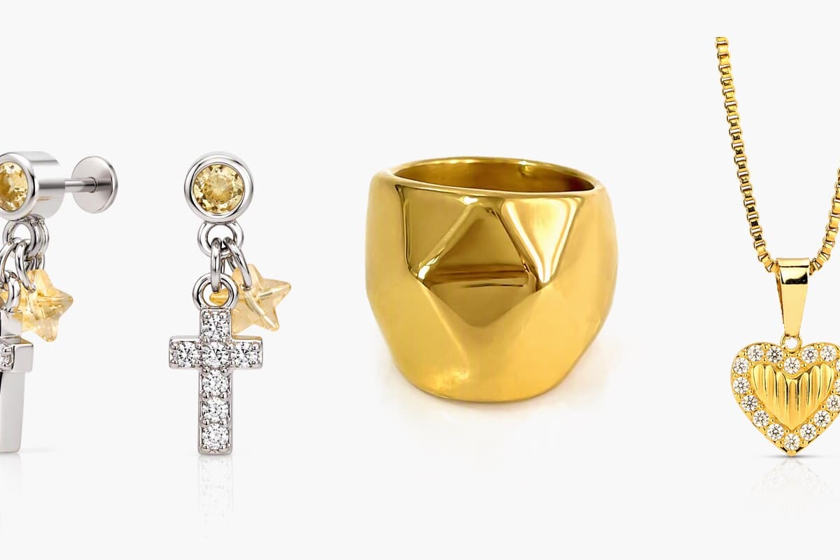 Dainty Cross Drop Earrings