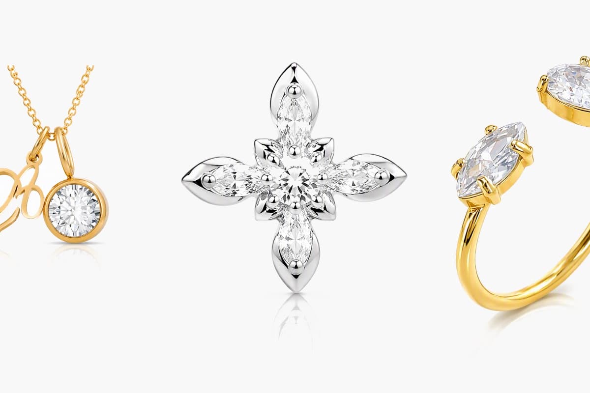 Dainty Four-Leaf Clover Stud Earrings