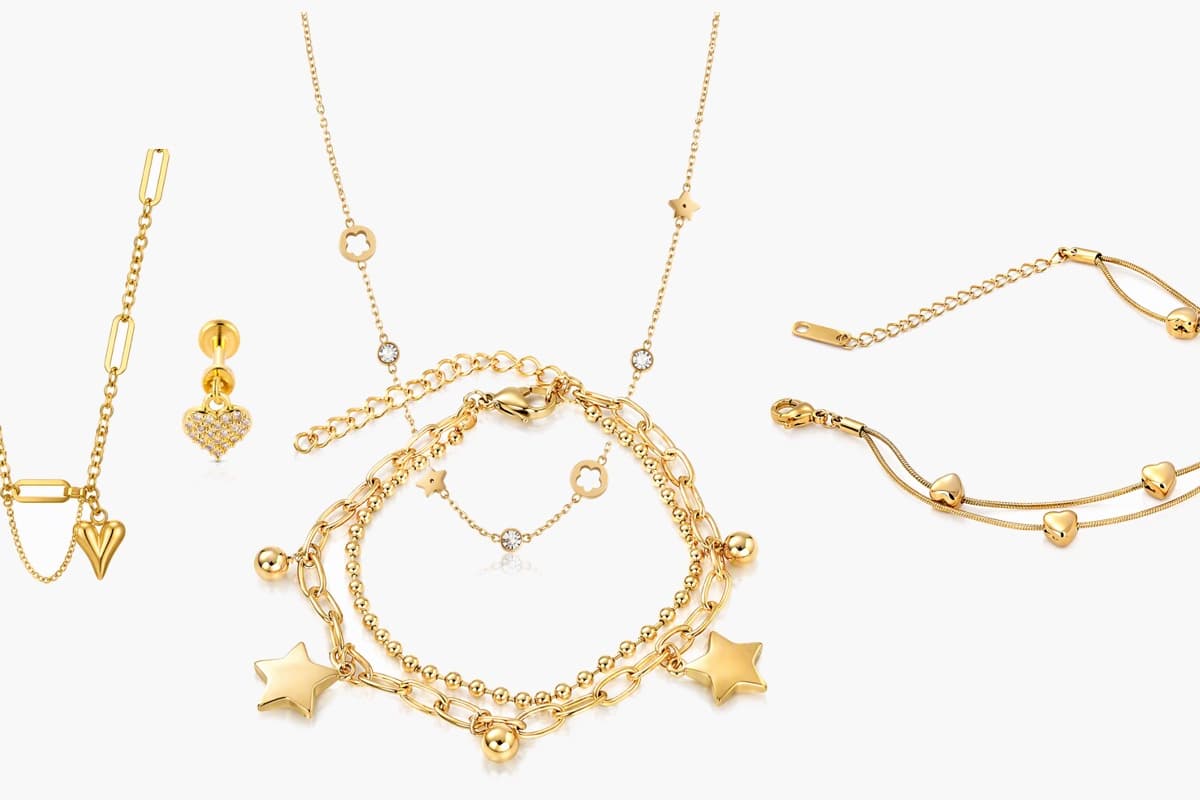 Trendy Heart Charm Necklace
