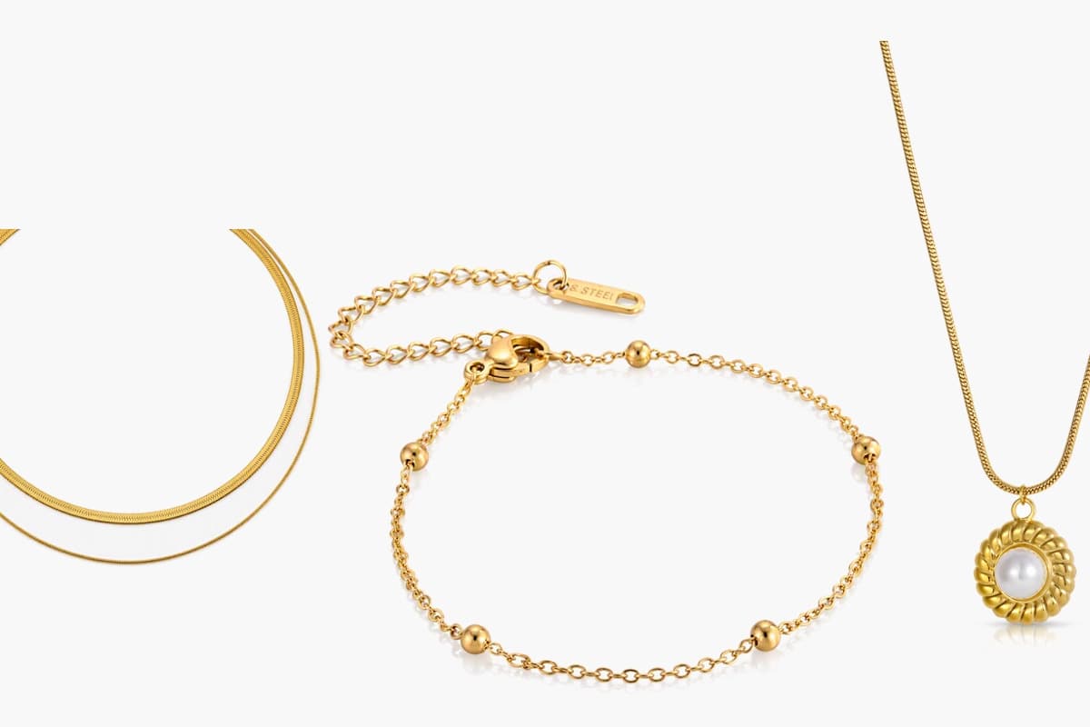 Dainty Beaded Chain Bracelet