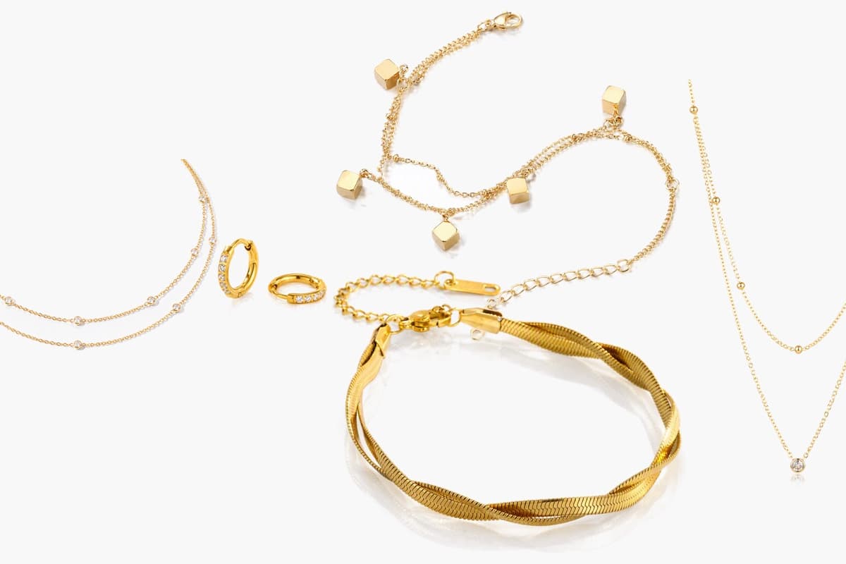 Dainty Paved Open Hoop Earrings