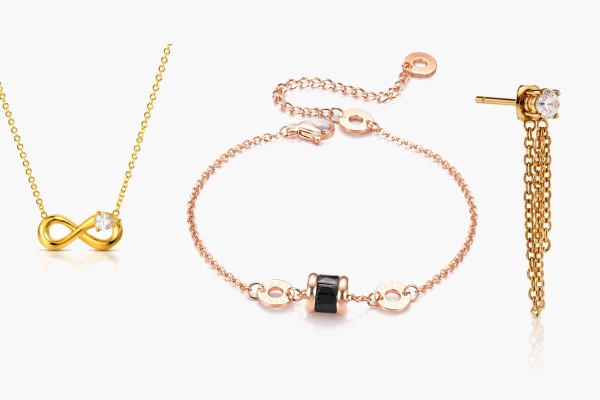 Dainty Chain Drop Earrings