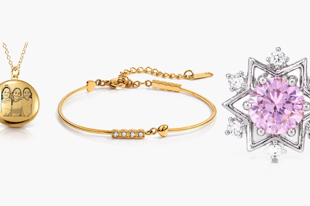 Dainty Star Halo Stud Earrings