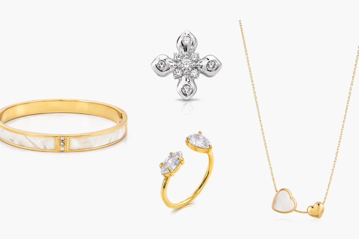 Dainty Cross Stud Earrings