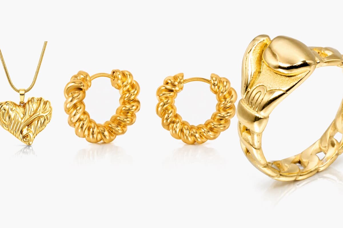Twisted Band Huggie Earrings