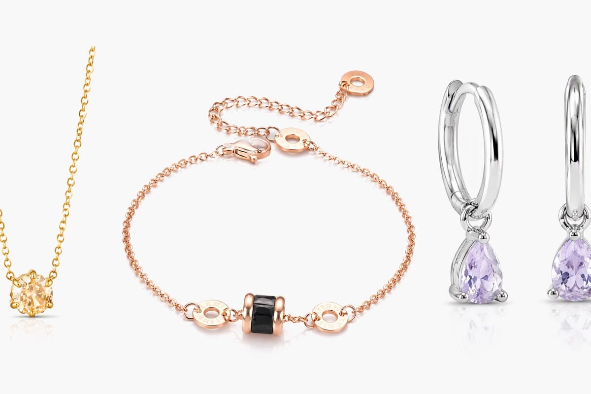 Dainty Teardrop Charm Huggie Earrings
