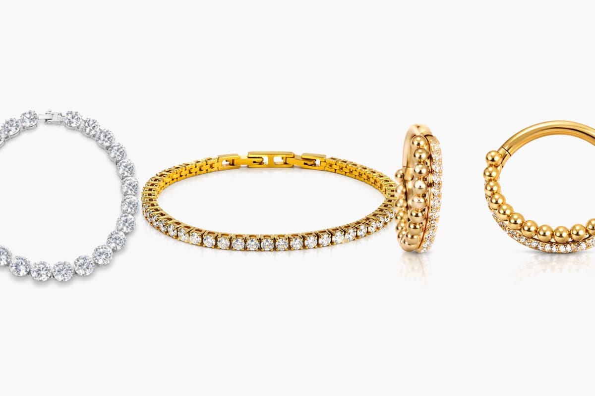Dainty Double-Layer Bead Huggie Earrings