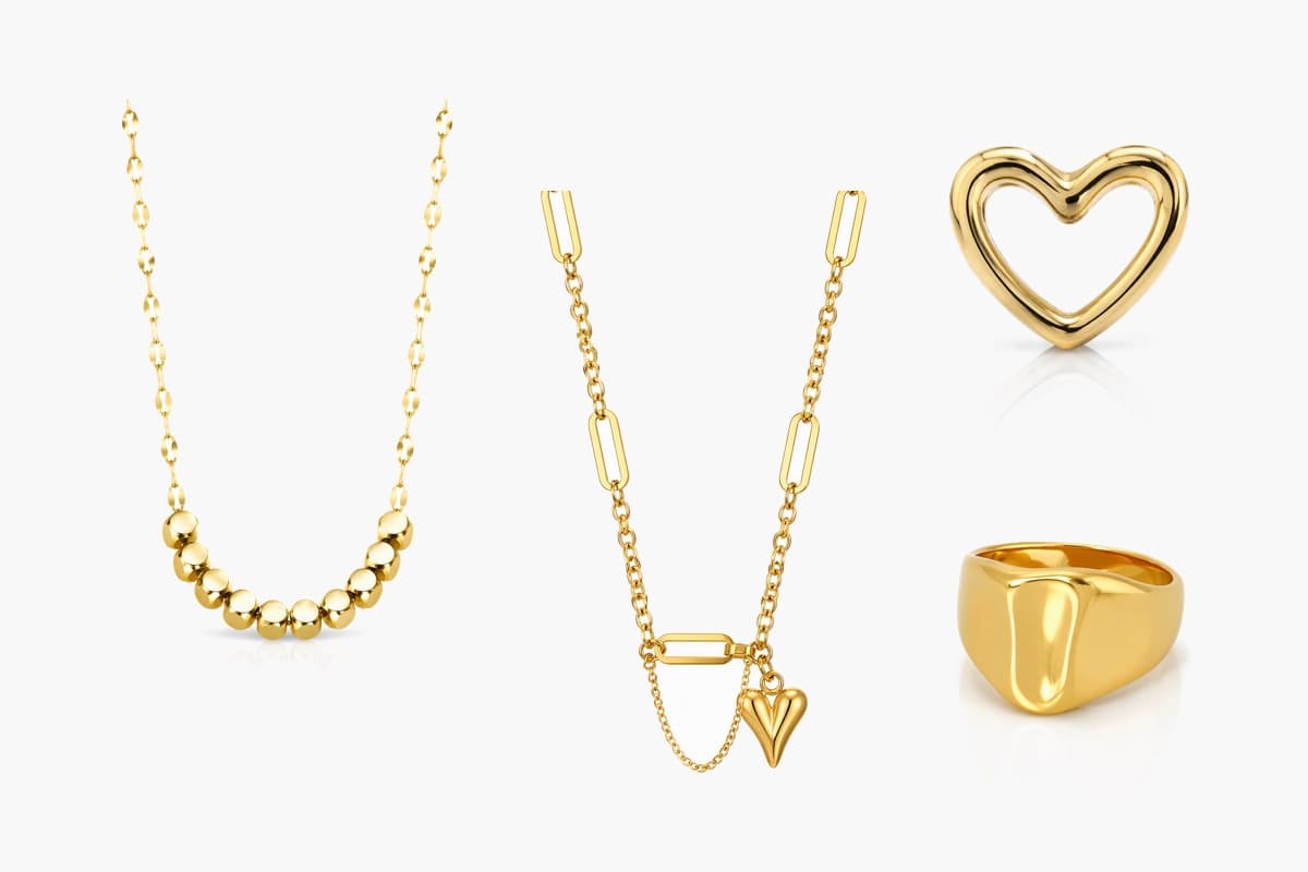 Trendy Heart Charm Necklace