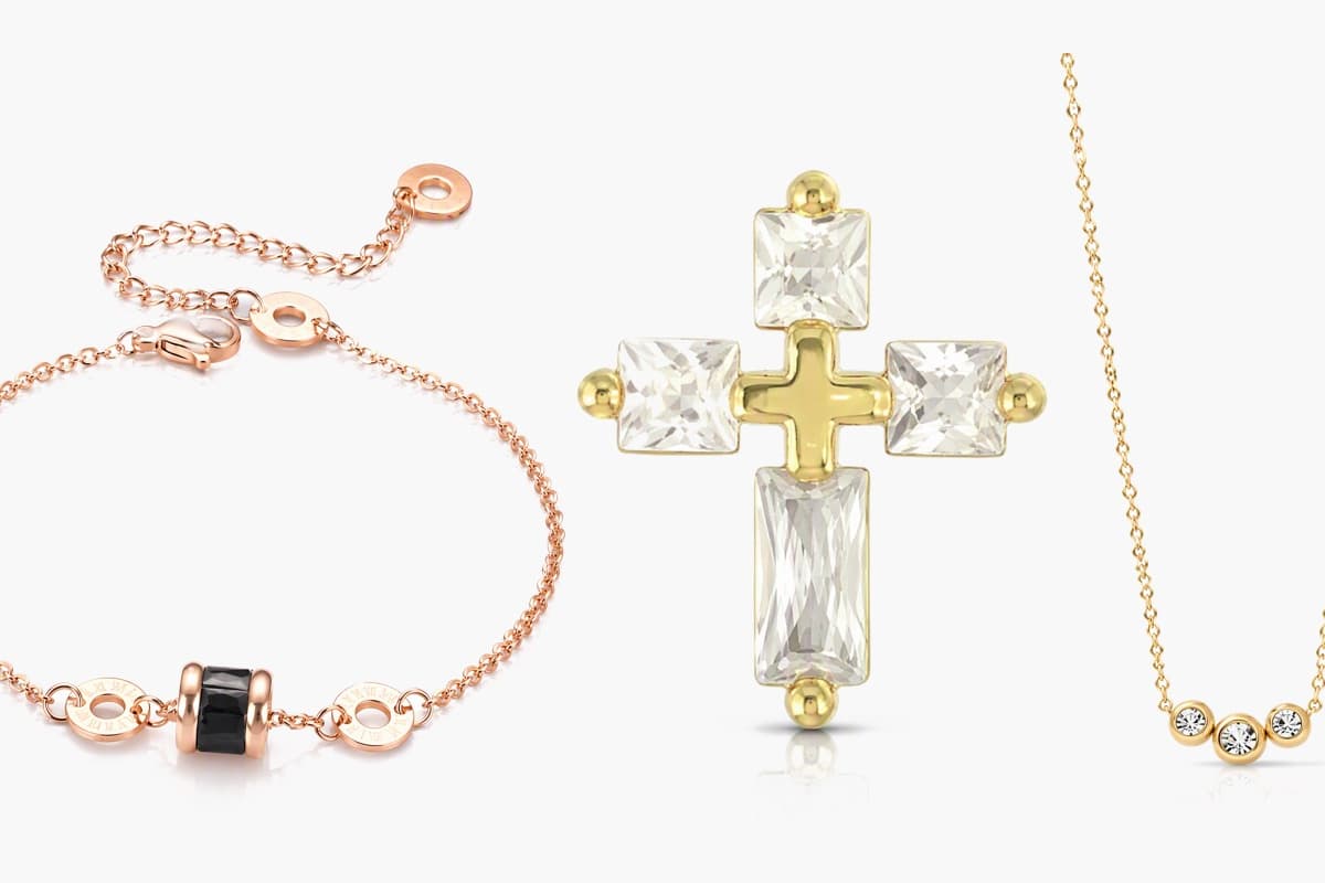 Dainty Cross Stud Earrings
