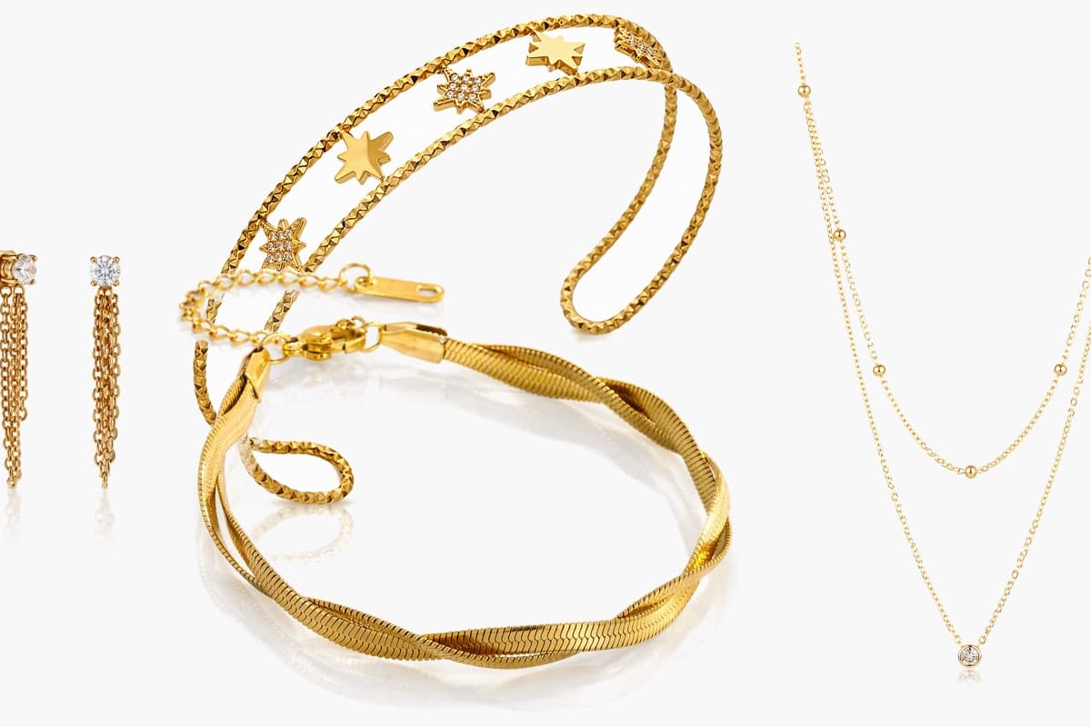 Dainty Chain Drop Earrings