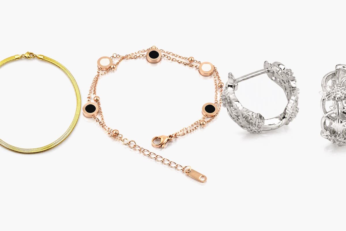 Floral Hoop Earrings