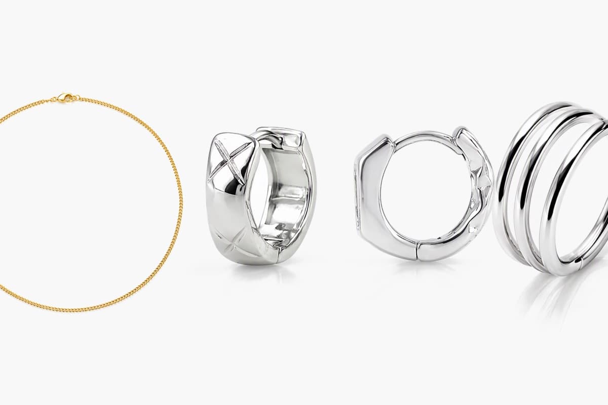 Minimalist Geometric Hoop Earrings
