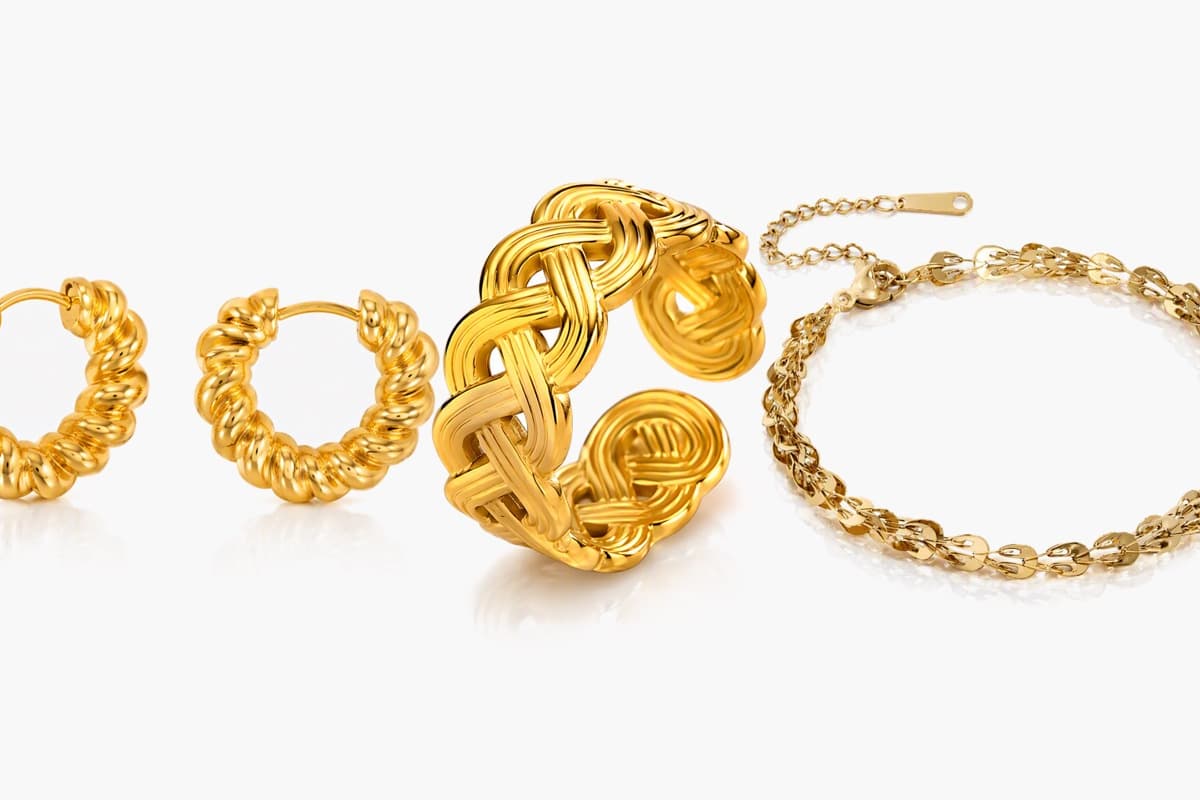 Twisted Band Huggie Earrings