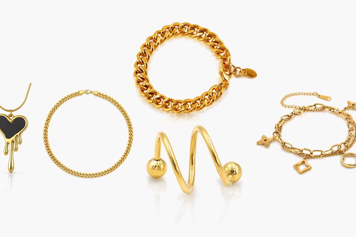 Wave Barbell Earrings