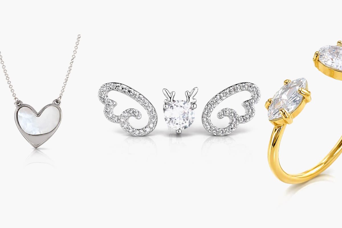 Dainty Cloud Stud Earrings