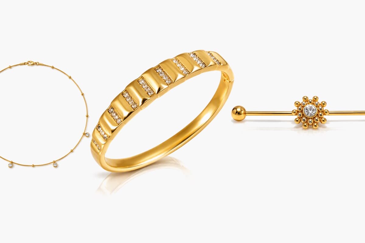 Segmented Band Bangle