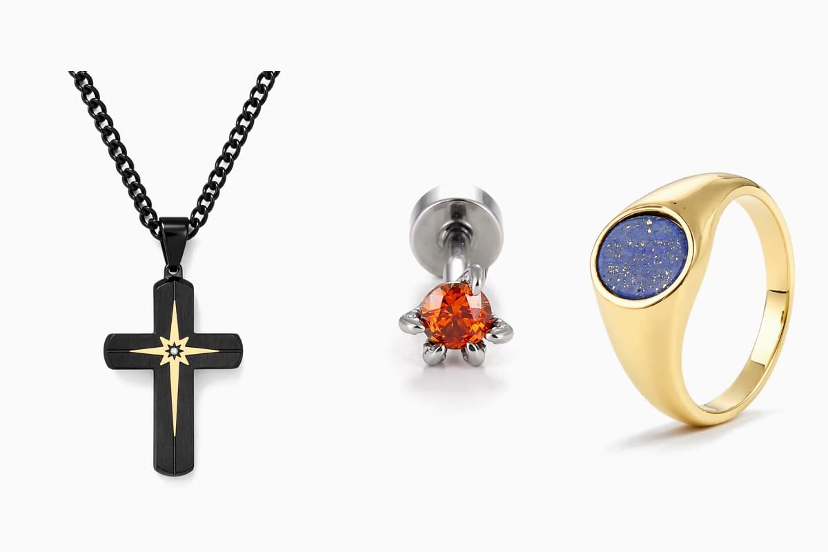 Star Cross Pendant Necklace