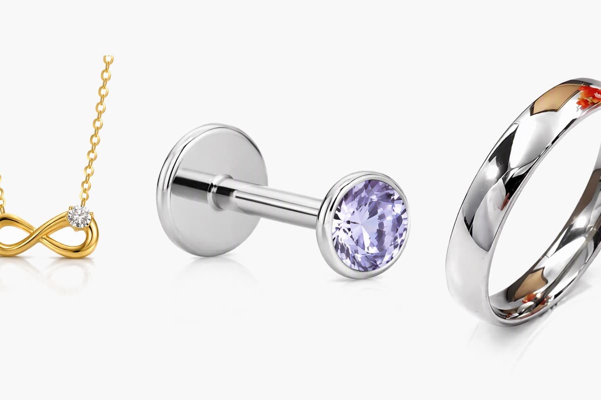 Dainty Round Stone Stud Earrings