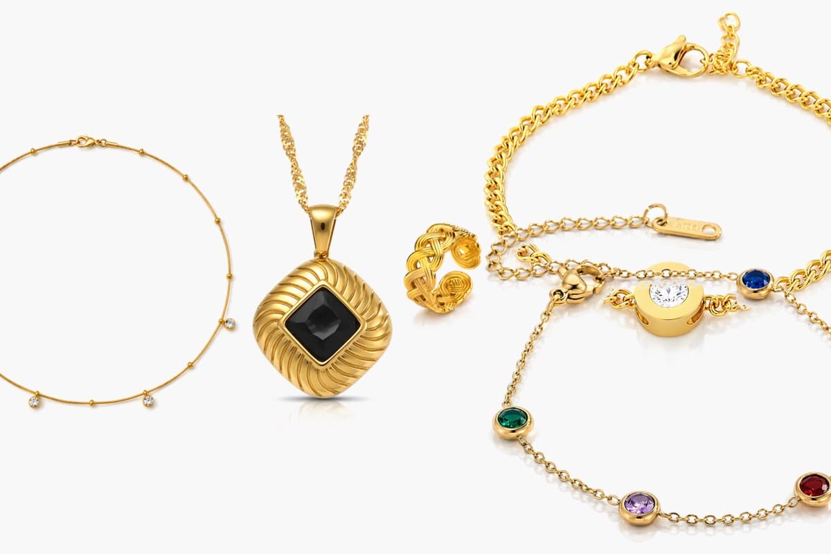 Vintage Twisted Square Pendant Necklace