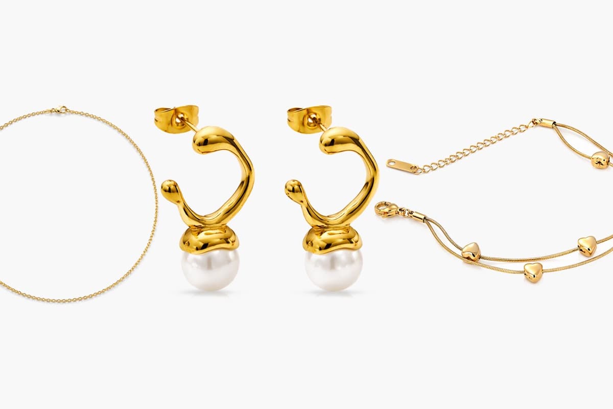 Dainty U-Shaped Drop Earrings