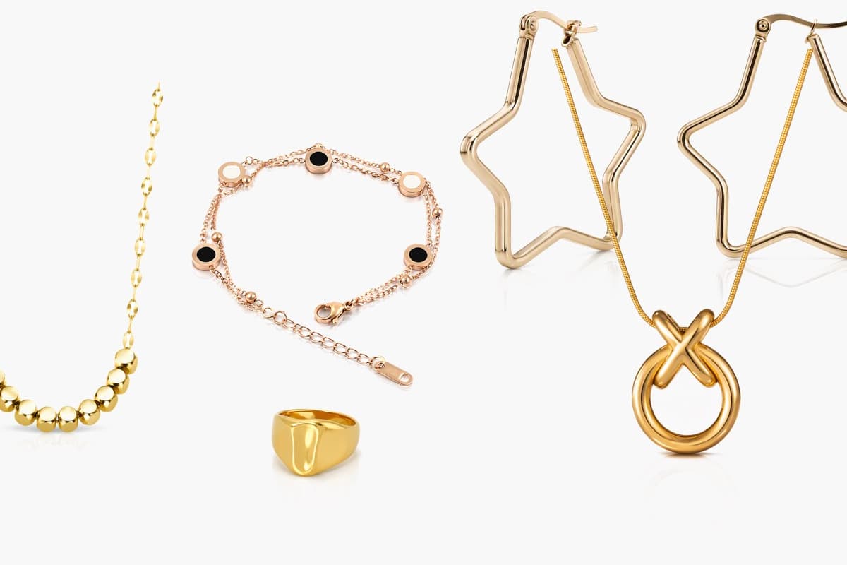 Trendy Star Hoop Earrings