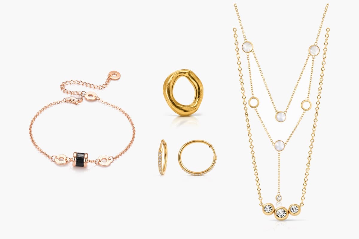 Dainty Paved Hoop Earrings