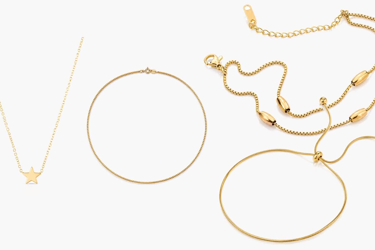 Dainty Slider Chain Necklace