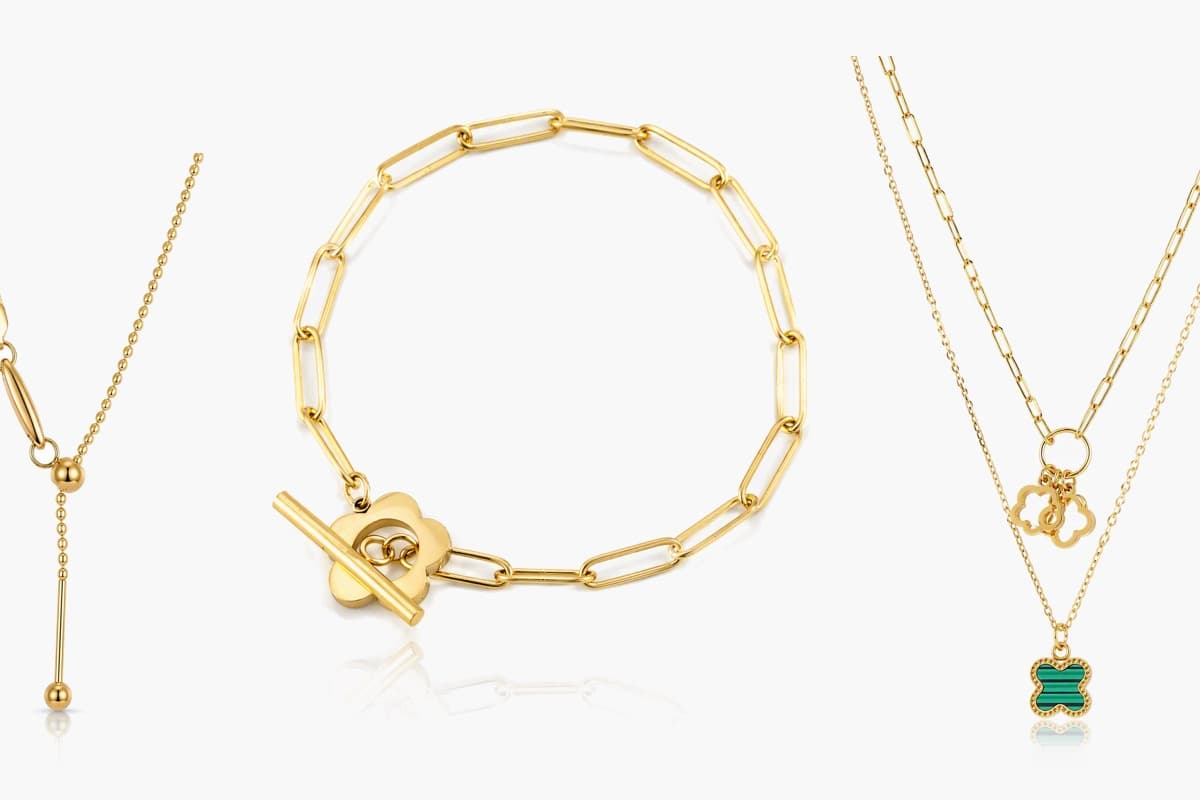 Flower Toggle Chain Bracelet