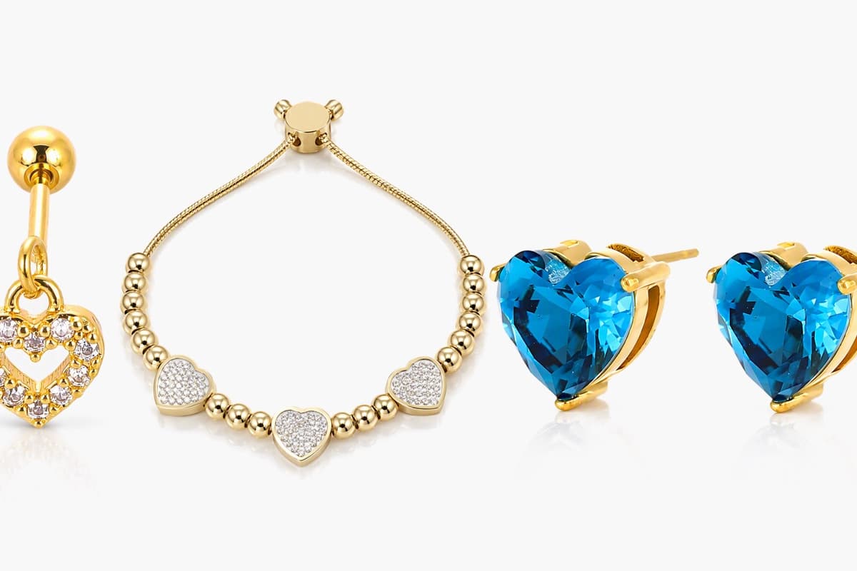 Cute Heart Stud Earrings