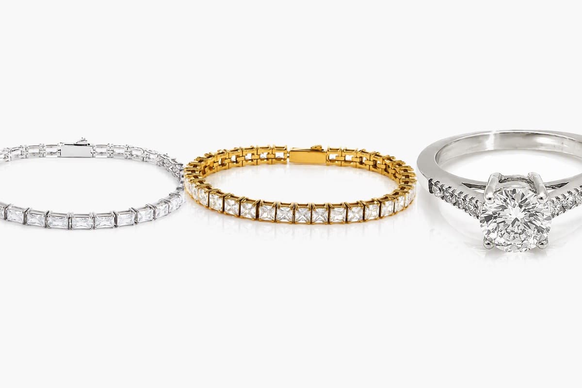 Elegant Square Stone Tennis Bracelet