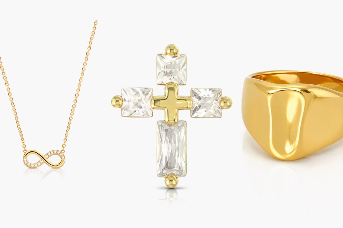 Dainty Cross Stud Earrings