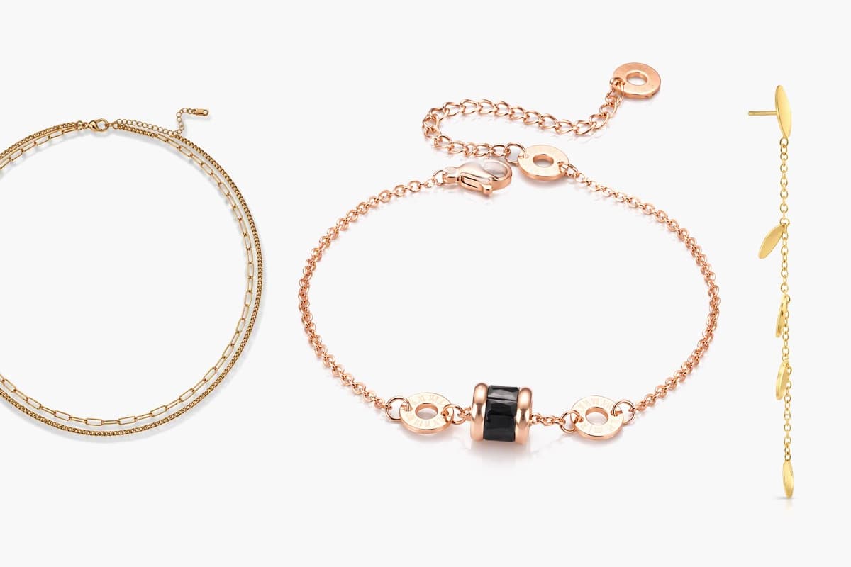 Dainty Butterfly Chain Drop Earrings