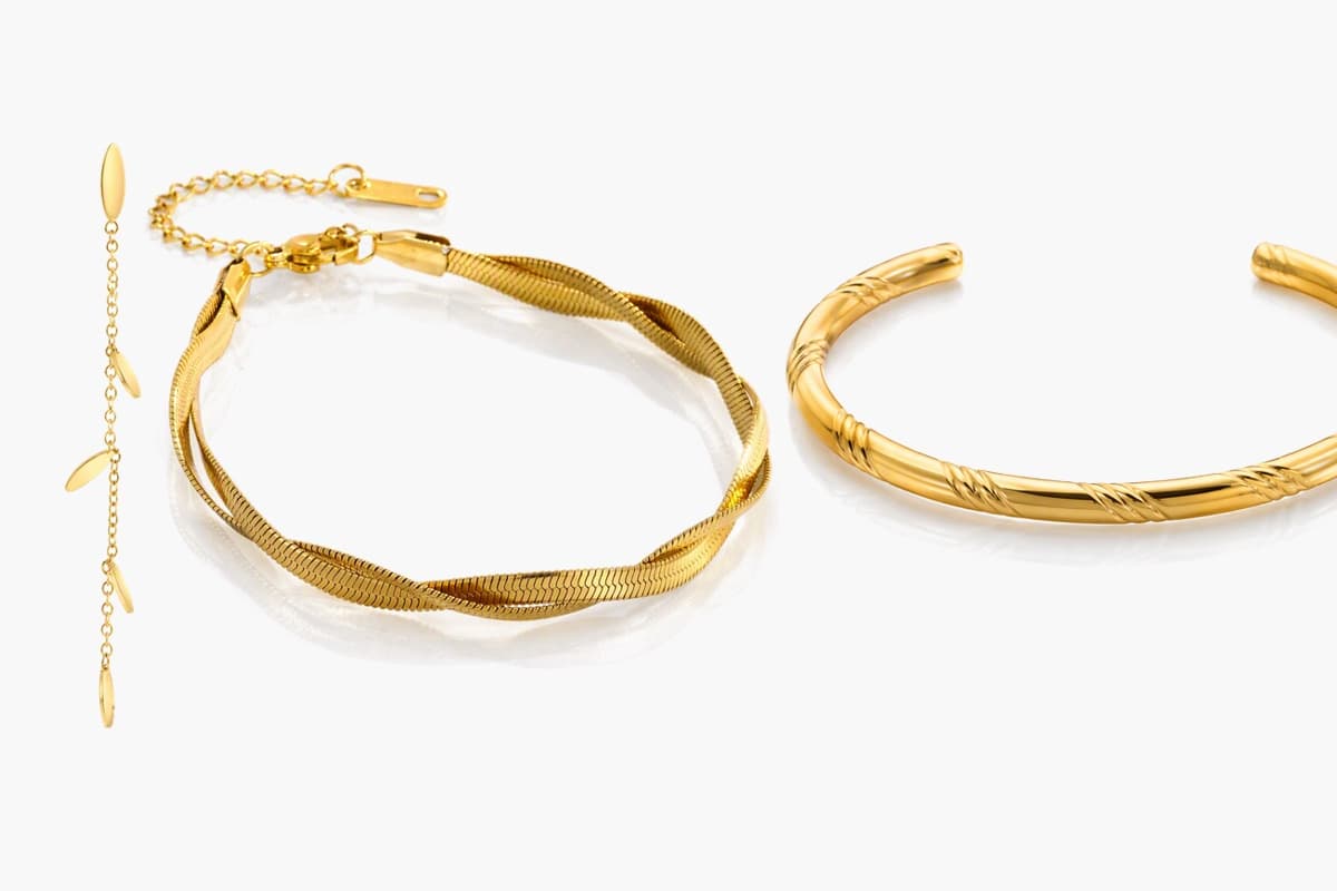 Dainty Butterfly Chain Drop Earrings